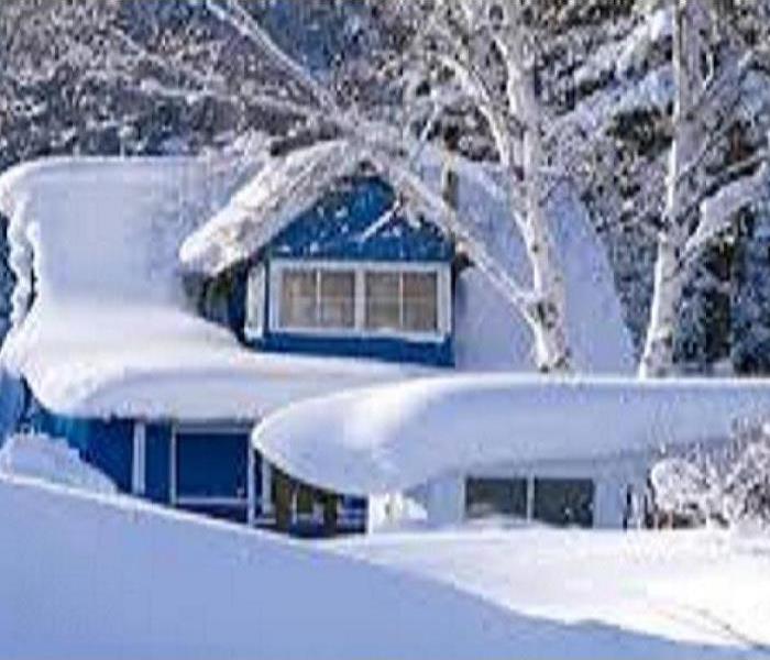 Snow Melt on Residential Roof